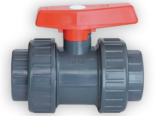 PVC Küresel Endüstriyel Vana-Teflon