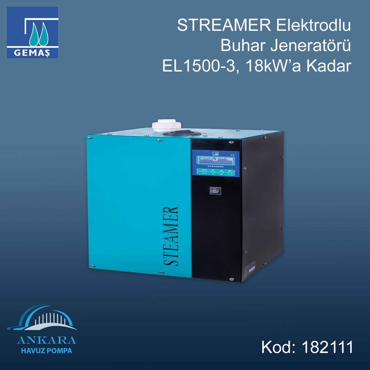 STEAMER Elektrodlu Buhar Jenaratörü