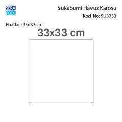 Sukabumi (33x33 cm) Porselen Karo - m² 'si