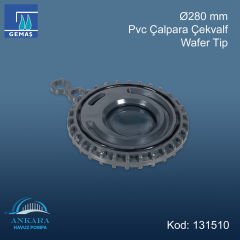 Ø280 mm Pvc Çalpara Çekvalf - Wafer Tip