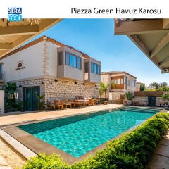 Piazza Green (33x66 cm) Porselen Karo - m² 'si