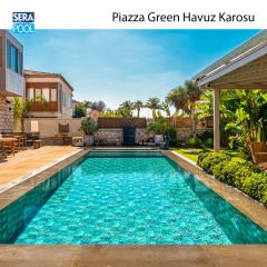 Piazza Green (33x33 cm) Porselen Karo - m² 'si