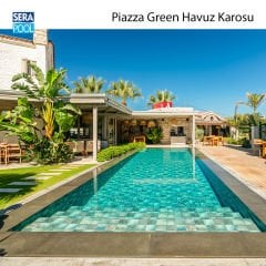 Piazza Green (33x33 cm) Porselen Karo - m² 'si