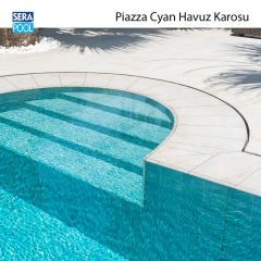 Piazza Cyan (33x66 cm) Porselen Karo - m² 'si