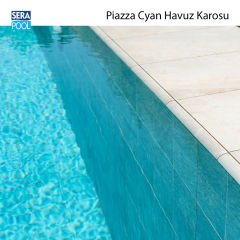 Piazza Cyan (33x33 cm) Porselen Karo - m² 'si