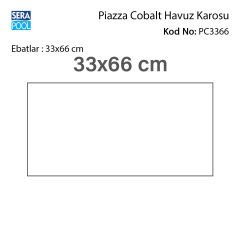 Piazza Cobalt (33x66 cm) Porselen Karo - m² 'si
