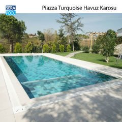 Piazza Turquoise (33x66 cm) Porselen Karo - m² 'si