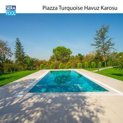 Piazza Turquoise (33x33 cm) Porselen Karo - m² 'si