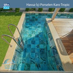 Tropic (33x33 cm) Porselen Karo - m² 'si