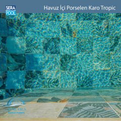 Tropic (33x33 cm) Porselen Karo - m² 'si