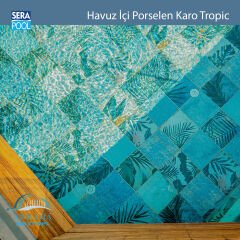 Tropic (33x33 cm) Porselen Karo - m² 'si