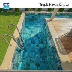 Tropic (33x33 cm) Porselen Karo - m² 'si