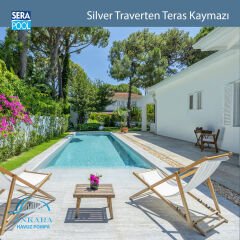 Silver Traverten 33x66x0,76 cm Teras Kaymazı - m² 'si
