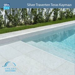 Silver Traverten 33x66x0,76 cm Teras Kaymazı - m² 'si