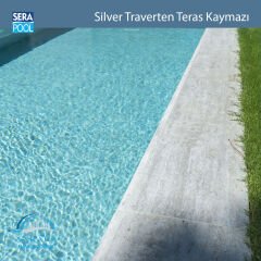 Silver Traverten 33x66x0,76 cm Teras Kaymazı - m² 'si