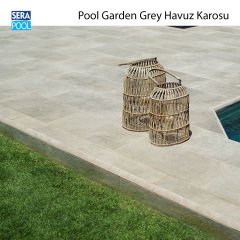 Pool Garden Grey 33x66x0,76 cm Porselen Karo - m² 'si