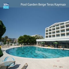 Pool Garden Beige 33x66x0-76 cm Teras Kaymazı - m² 'si
