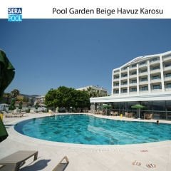 Pool Garden Beige 33x66x0-76 cm Porselen Karo - m² 'si