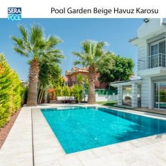 Pool Garden Beige 33x66x0-76 cm Porselen Karo - m² 'si