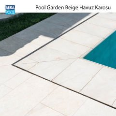 Pool Garden Beige 33x66x0-76 cm Porselen Karo - m² 'si