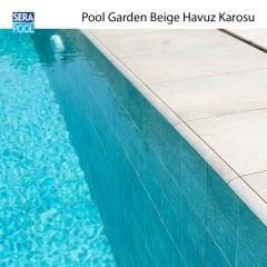 Pool Garden Beige 33x66x0-76 cm Porselen Karo - m² 'si