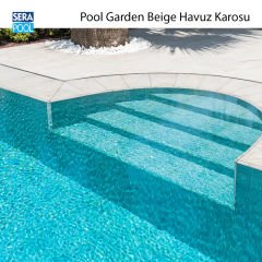 Pool Garden Beige 33x66x0-76 cm Porselen Karo - m² 'si