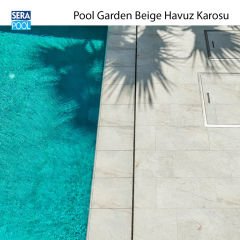 Pool Garden Beige 33x66x0-76 cm Porselen Karo - m² 'si