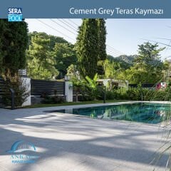 Cement Grey 33x66x0,76 cm Teras Kaymazı - m² 'si