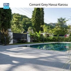 Cement Grey 33x66x0,76 cm Porselen Karo - m² 'si