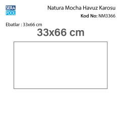 Natural Mocha 33x66x0,76 cm Porselen Karo - m² 'si