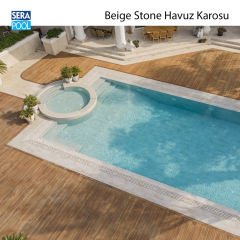 Beige Stone 33x66x0,76 cm Porselen Karo - m² 'si