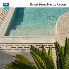 Beige Stone 33x66x0,76 cm Porselen Karo - m² 'si