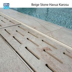 Beige Stone 33x66x0,76 cm Porselen Karo - m² 'si