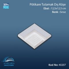 Pötikare Tutamak Dış Köşe 12,5x12,5 cm Sırsız