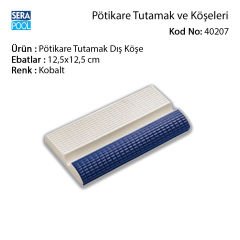 Pötikare Tutamak Dış Köşe 12,5x12,5 cm Kobalt