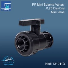 0,75 Dişi - Dişi Mini Vana