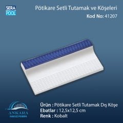 Pötikare Setli Tutamak Dış Köşe 12,5x12,5 cm Kobalt