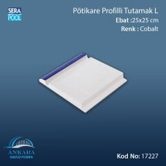 Pötikare Profilli Tutamak-L 25x25 cm Kobalt