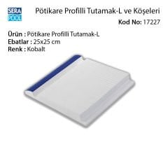 Pötikare Profilli Tutamak-L 25x25 cm Kobalt
