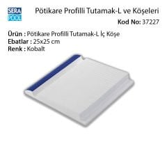 Pötikare Profilli Tutamak-L İç Köşe 25x25 cm Kobalt