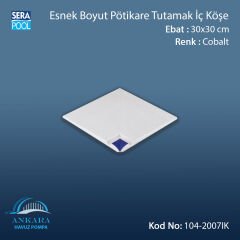 Serapool Esnek Boyut Pötikare Tutamak İç Köşe Kobalt 30x30 cm