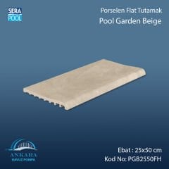 Pool Garden Beige 25x50 cm Flat Tutamak