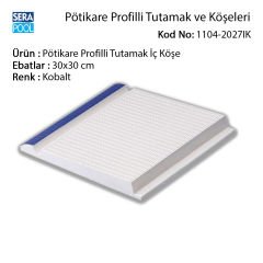 Pötikare Profilli Tutamak İç Köşe 30x30 cm Kobalt