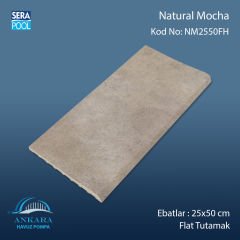 Natural Mocha 25x50 cm Flat Tutamak