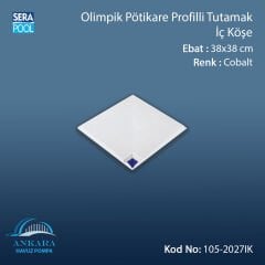 Olimpik Pötikare ProfilliTutamak İç Köşe 38x38 cm Kobalt