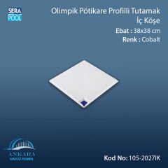 Serapool Olimpik Pötikare Profilli Tutamak İç Köşe Kobalt 38x38 cm