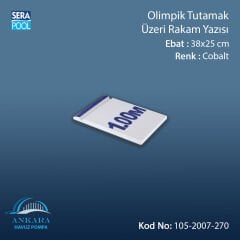 Olimpik Pötikare Tutamak Üzeri Rakam Yazısı 38x25 cm Boş