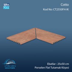 Cotto 25x50 cm Porselen Flat Tutamak Köşeleri
