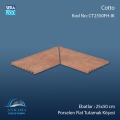 Cotto 25x50 cm Porselen Flat Tutamak Köşeleri