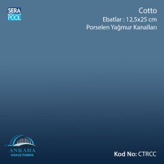 Serapool Cotto 12,5x12,5 cm Yağmur Kanalı